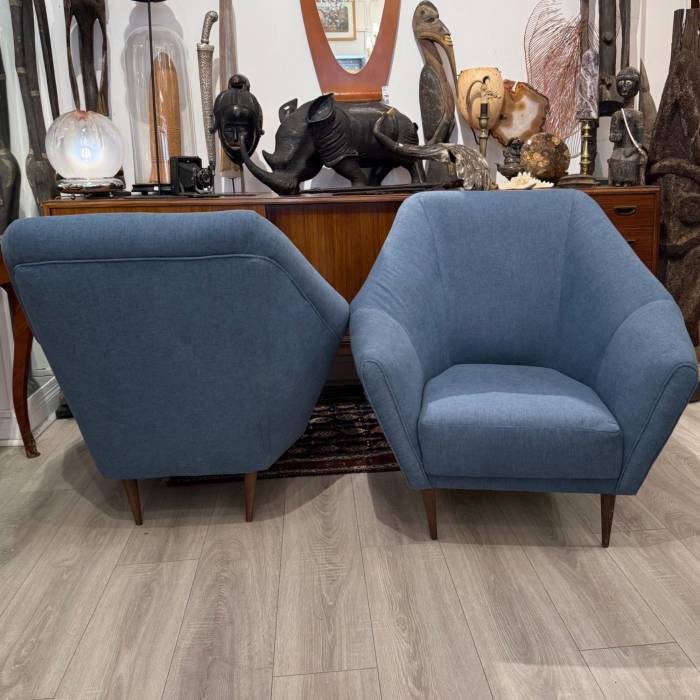 Pair of Lounge Chairs, Ico Parisi for Ariberto Colombo, 20th Century