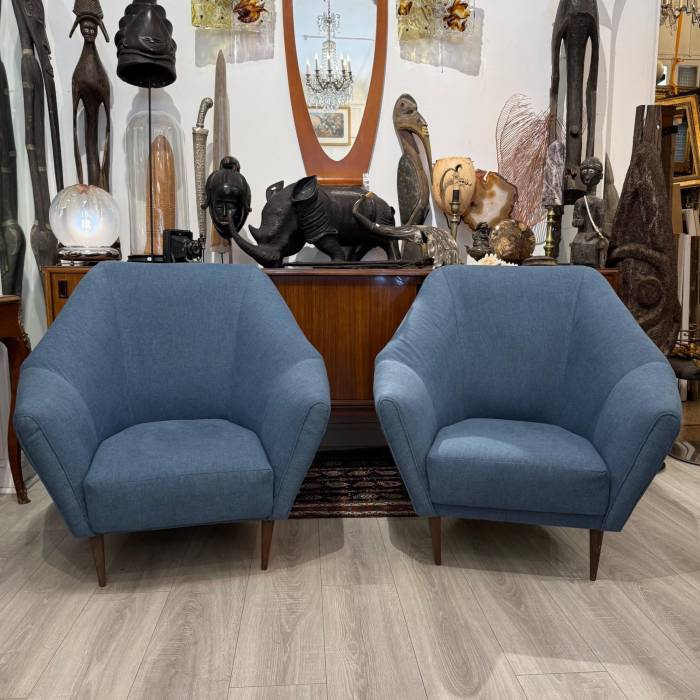 Pair of Lounge Chairs, Ico Parisi for Ariberto Colombo, 20th Century