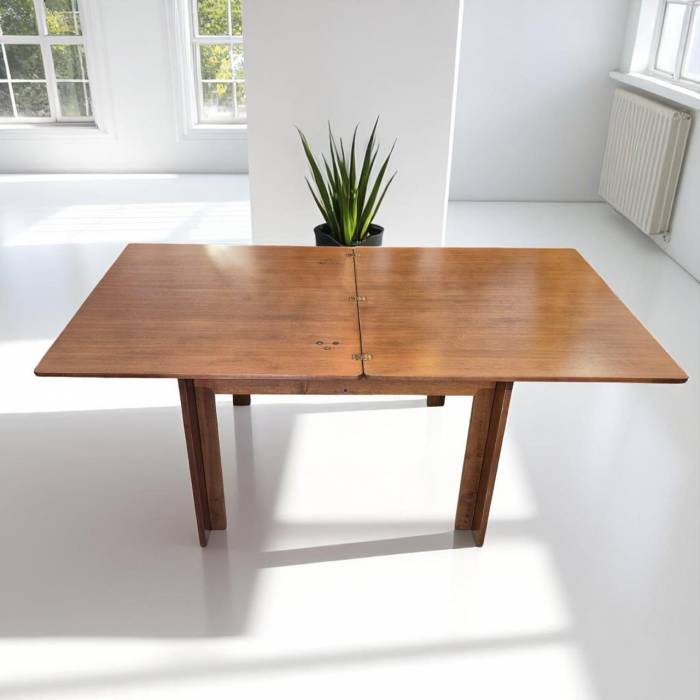 Afra & Tobia Scarpa Folding Dining Table for Cassina, Model 778, 20th Century