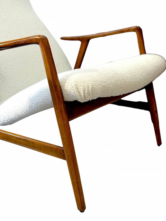 Alf Svensson for Fritz Hansen Two-Position Reclining Chair, 20 Century