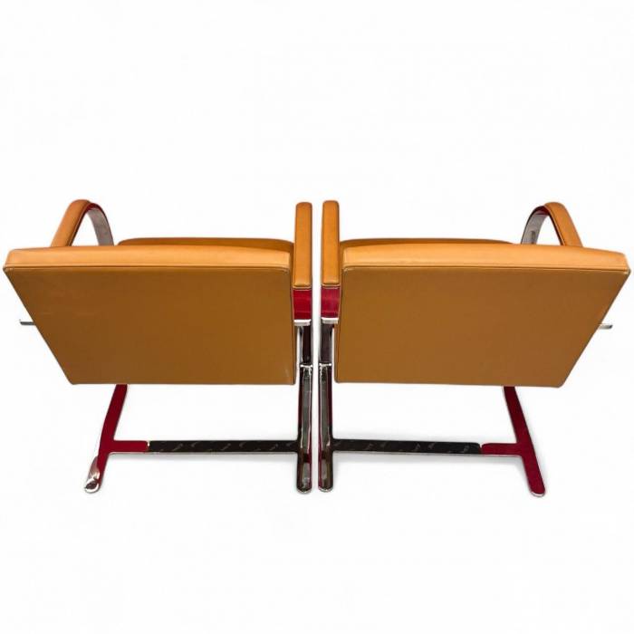Set of BRNO Chairs by Mies van der Rohe, Knoll Edition` 1980
