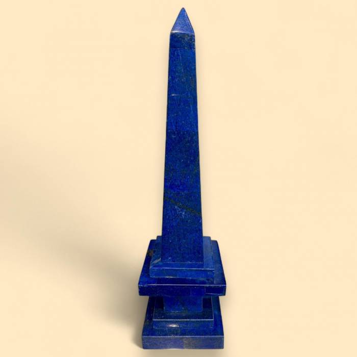 Paire d&39;obélisques en lapis-lazuli, Afghanistan, XIXe siècle 