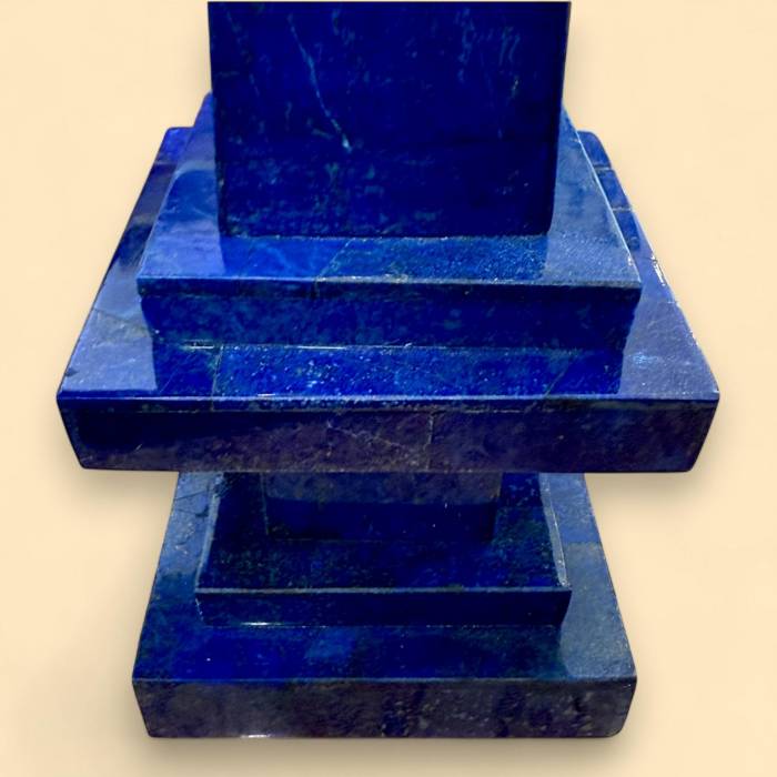 Paire d&39;obélisques en lapis-lazuli, Afghanistan, XIXe siècle 