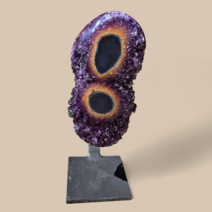 Grande fleur de stalactite d&39;améthyste naturelle – Grade A, Uruguay 
