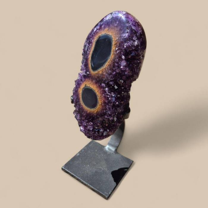 Grande fleur de stalactite d&39;améthyste naturelle – Grade A, Uruguay 