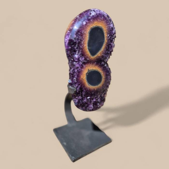 Grande fleur de stalactite d&39;améthyste naturelle – Grade A, Uruguay 