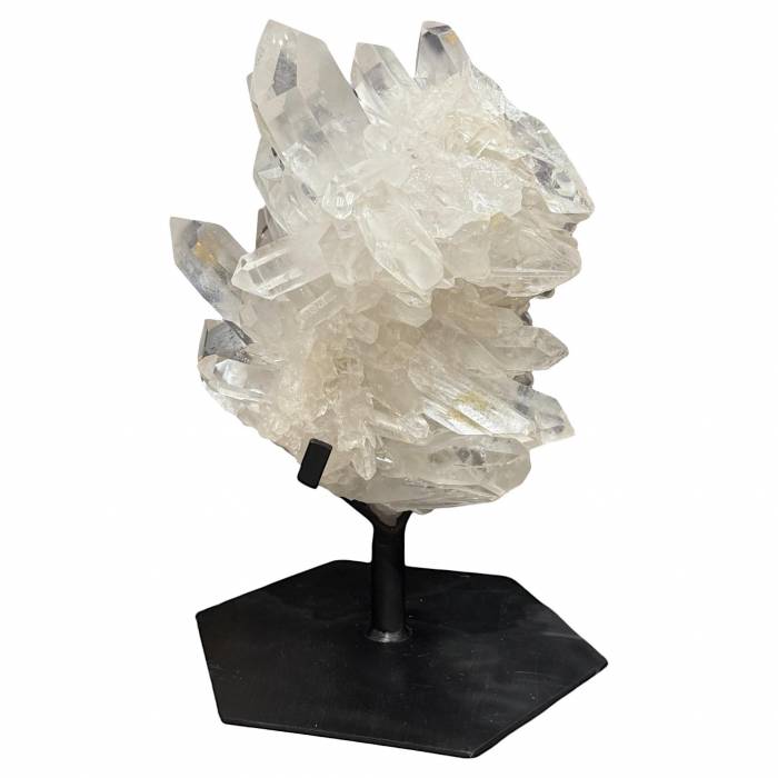 Monumental Natural Rock Crystal Cluster from Brazil, 30 kg, collected circa 1980