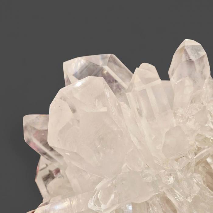 Amas monumental de cristal de roche naturel du Brésil, 30 kg, collecté vers 1980 