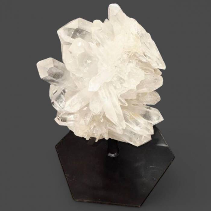 Amas monumental de cristal de roche naturel du Brésil, 30 kg, collecté vers 1980 