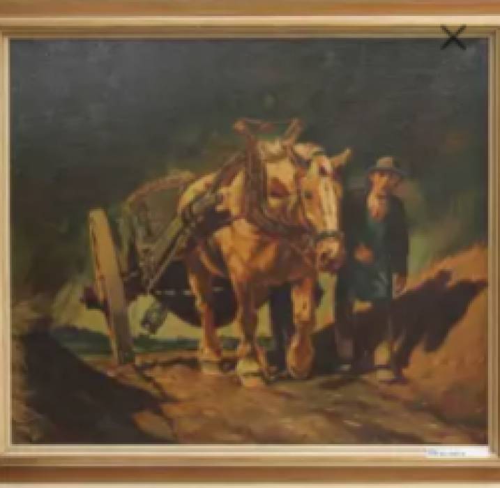 Ouvrier à cheval 