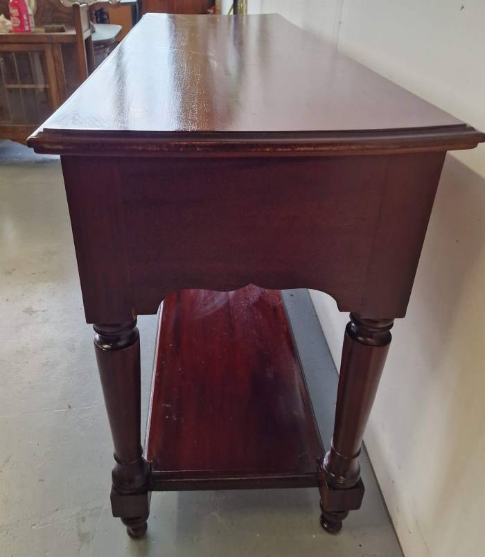 Mahogany console