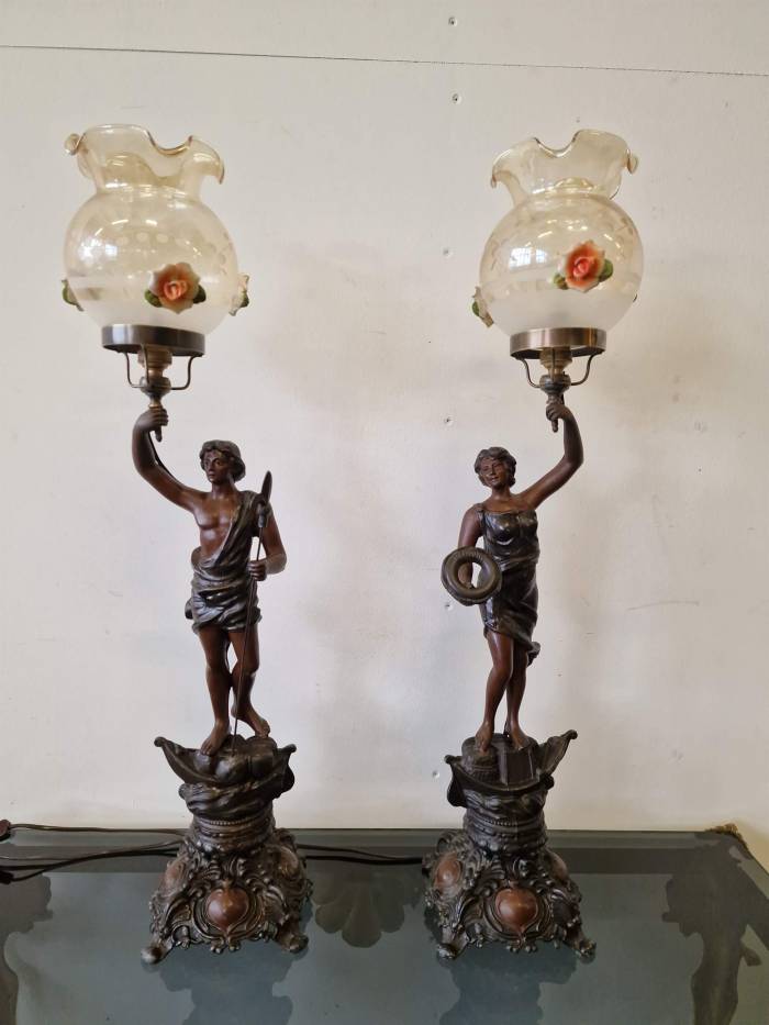 Paire de lampes de table 