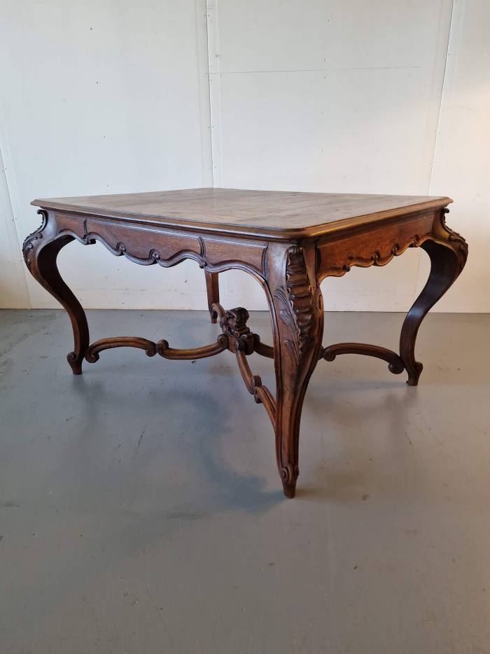 Table à manger en chêne avec rallonges 