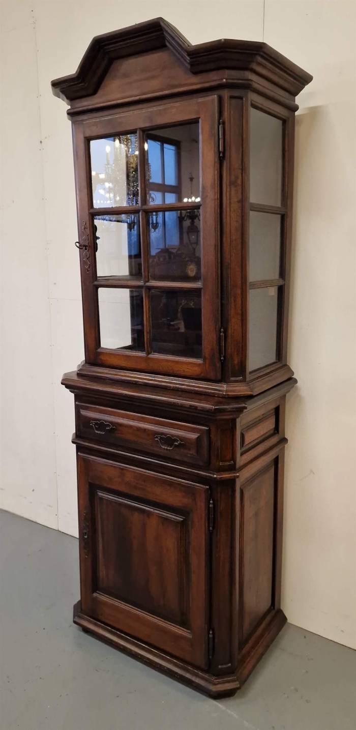 Oak bookcase - display case