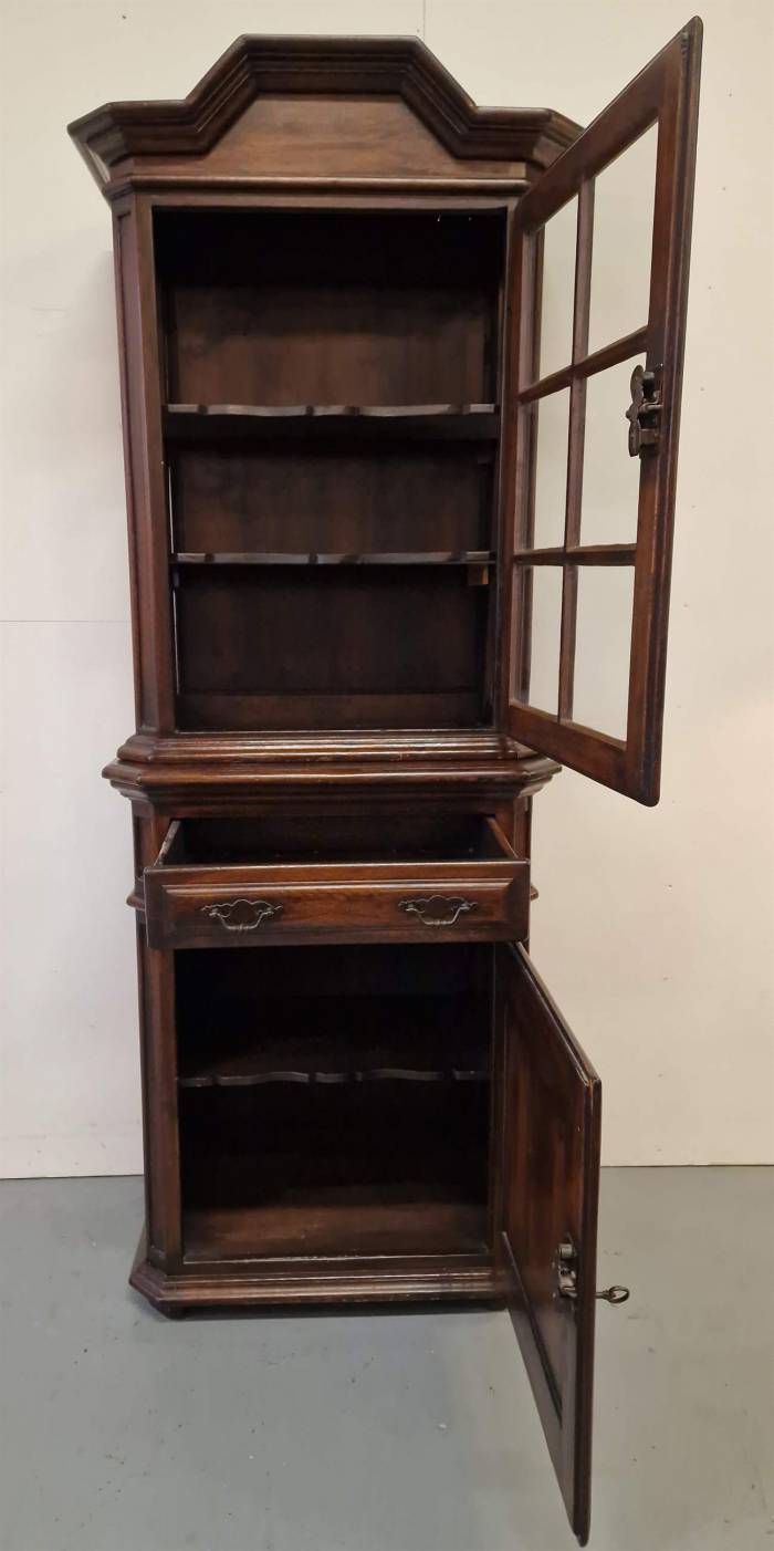 Oak bookcase - display case