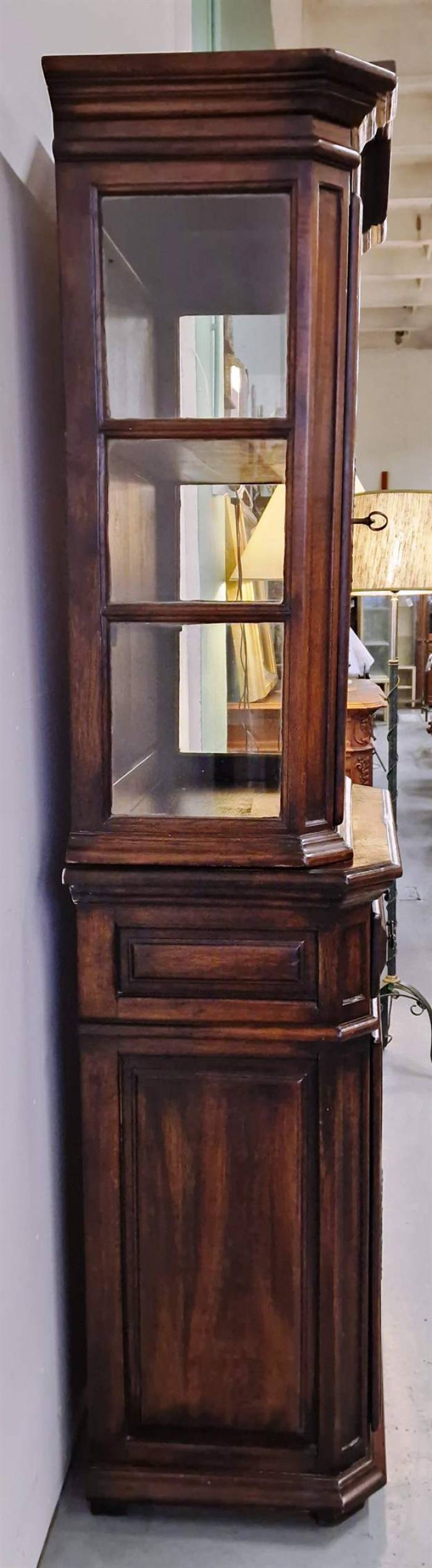 Oak bookcase - display case