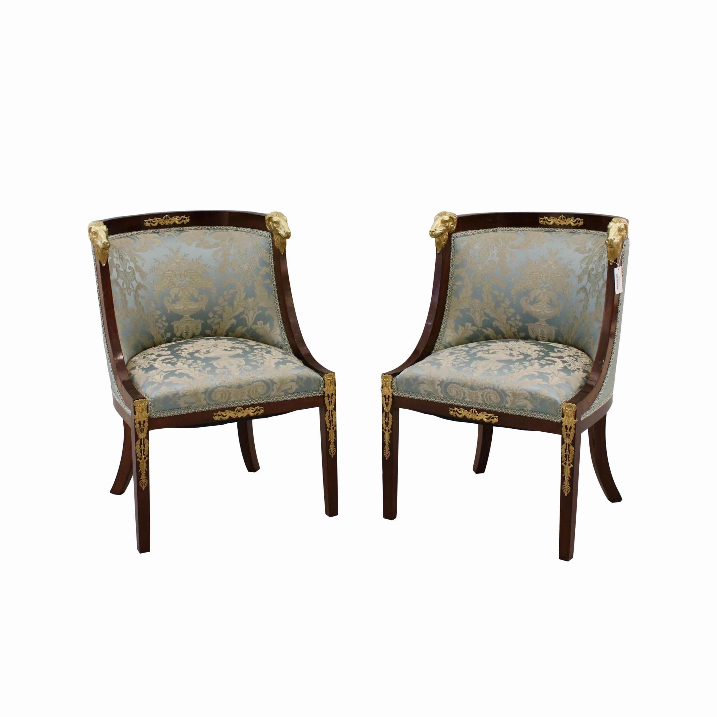 Pair-of-armchairs-in-the-Empire-style-