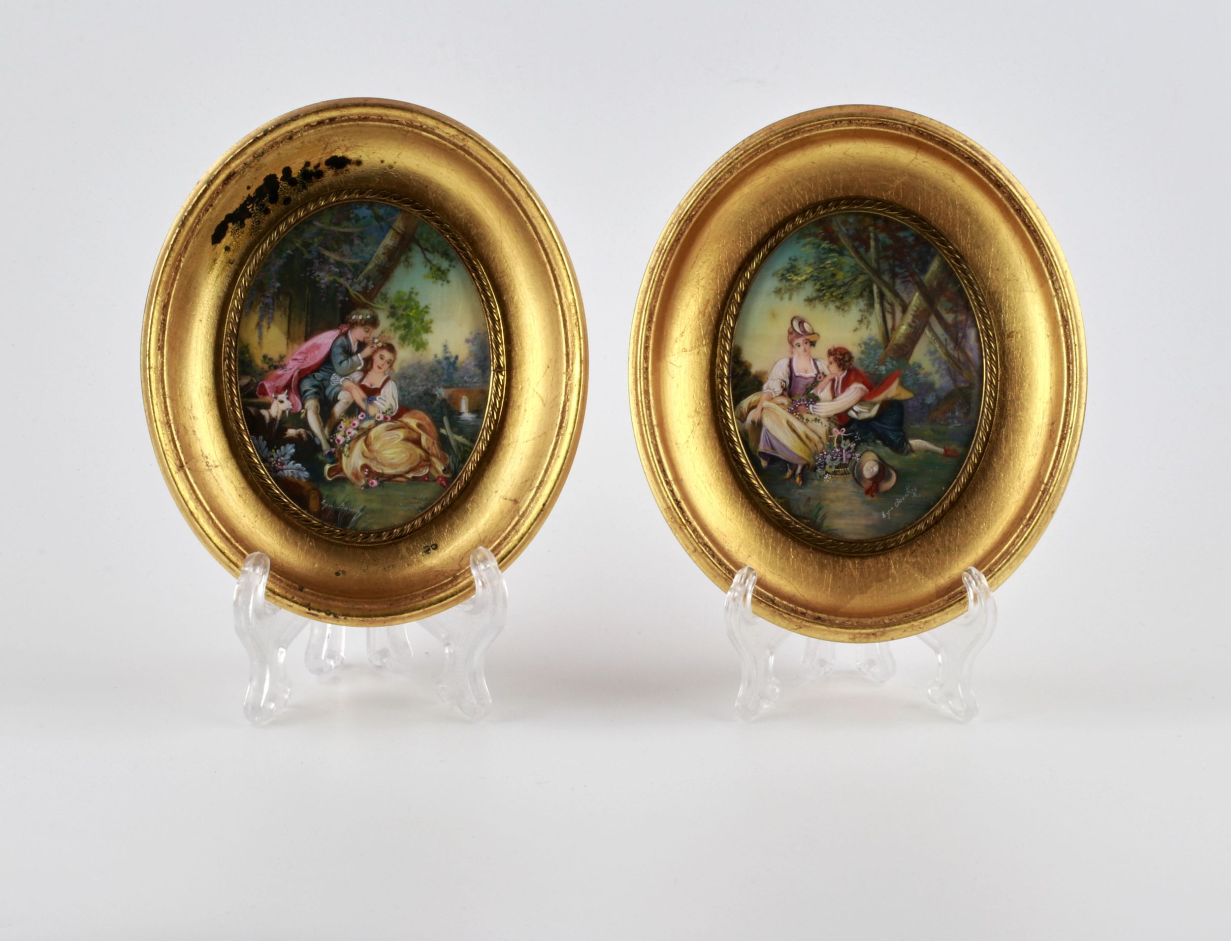 Pair-of-painted-miniatures