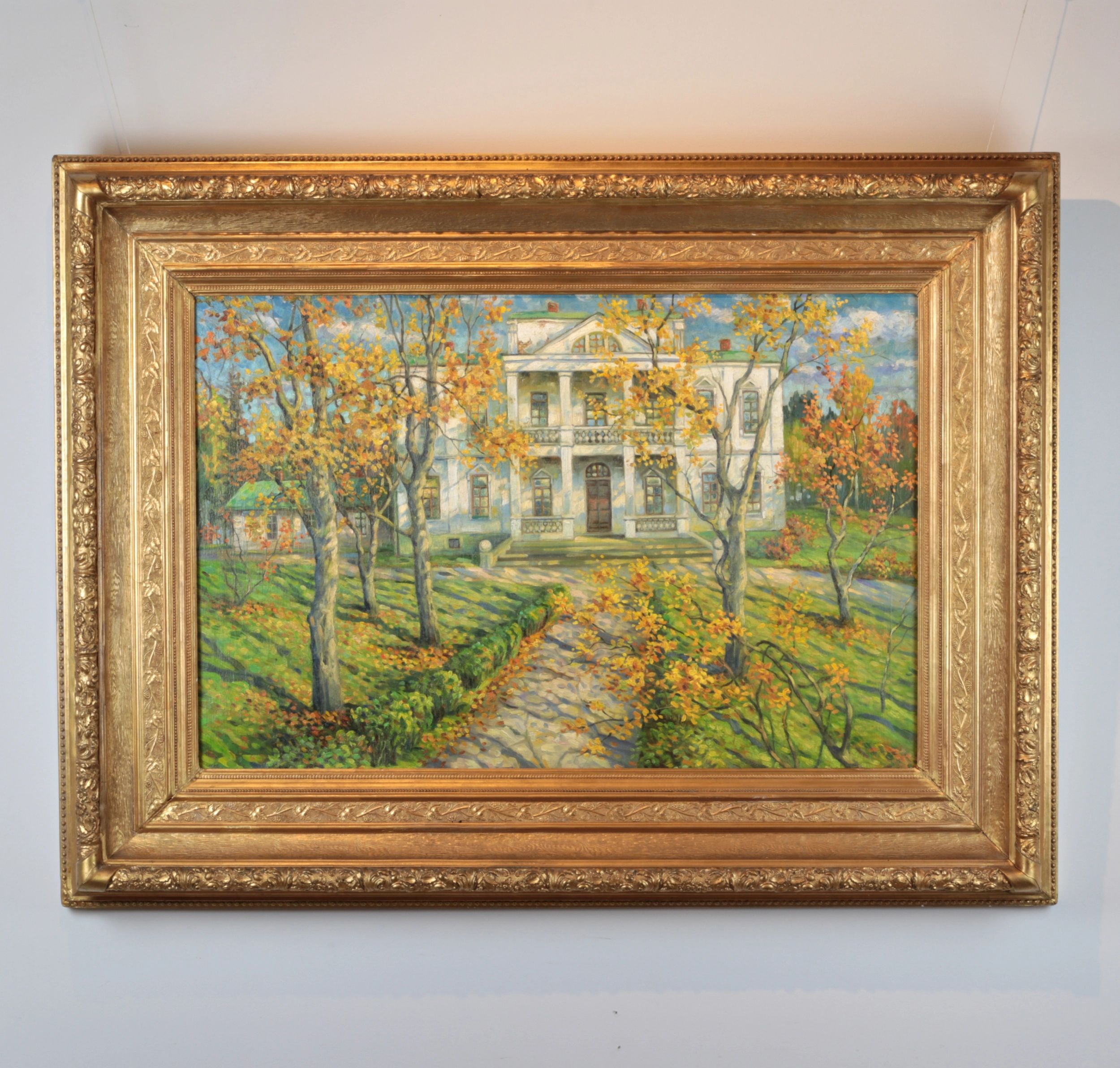 Painting-Manor-in-Autumn-1920