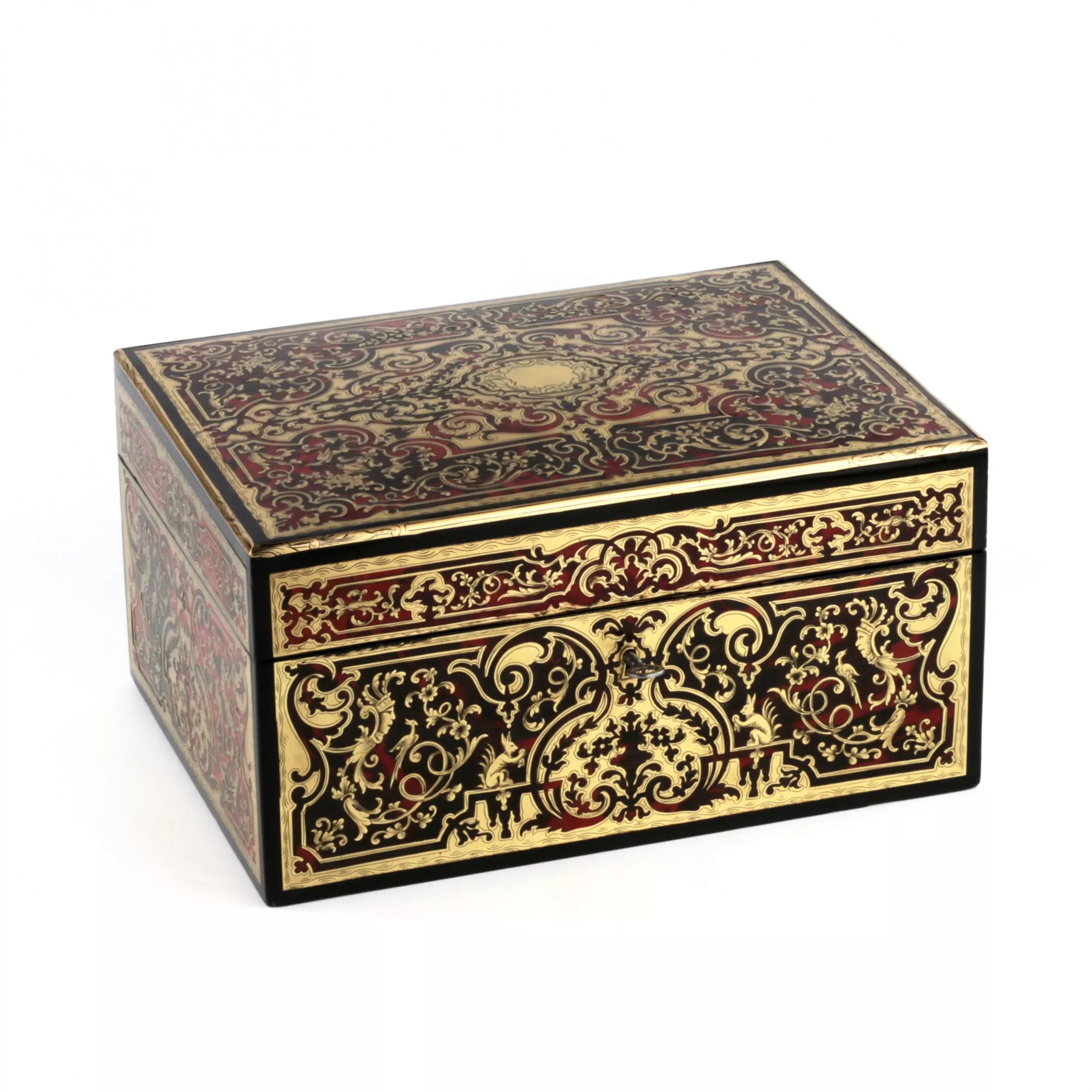 Magnificent-19th-century-Boulle-humidor-