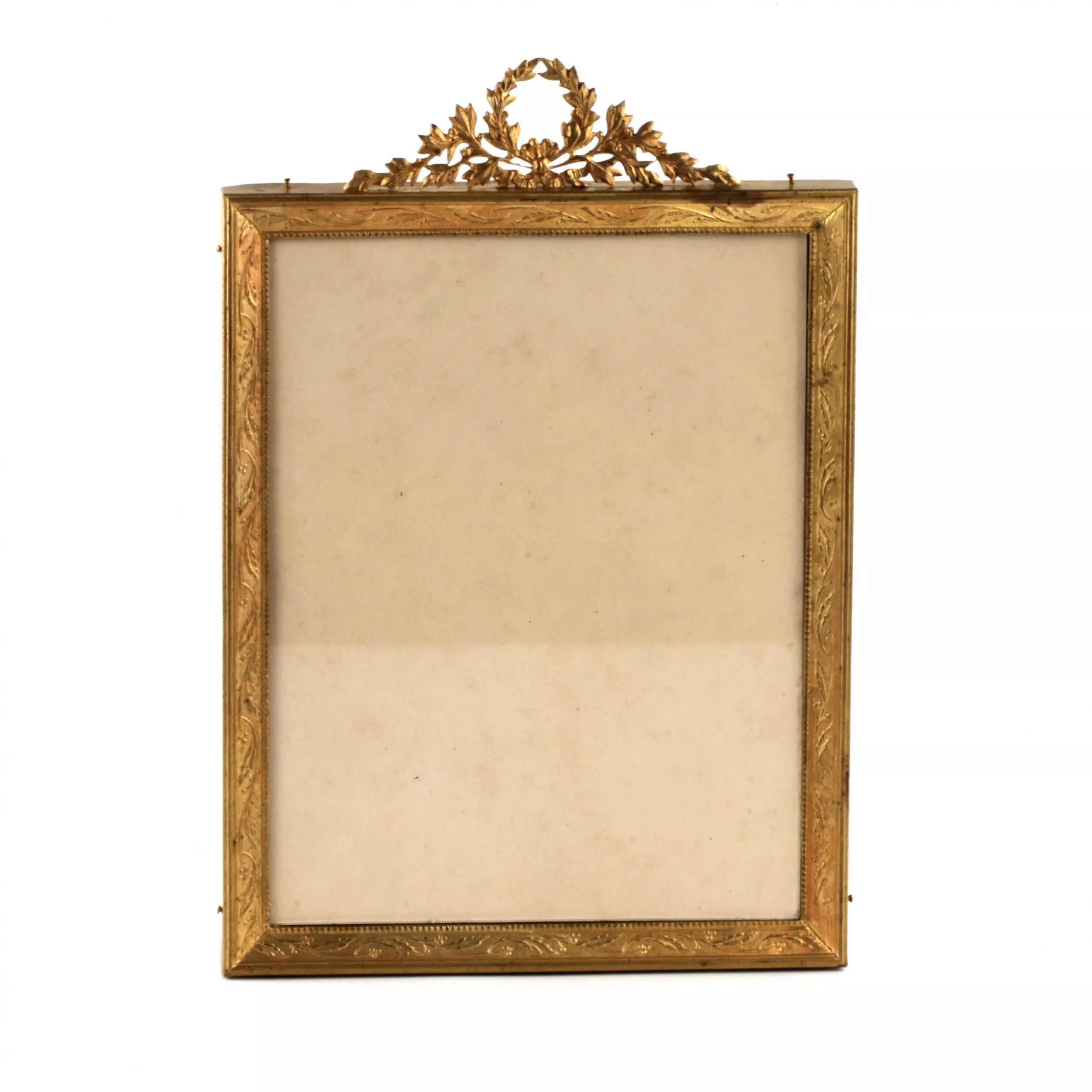 Brass-gold-plated-photo-frame-