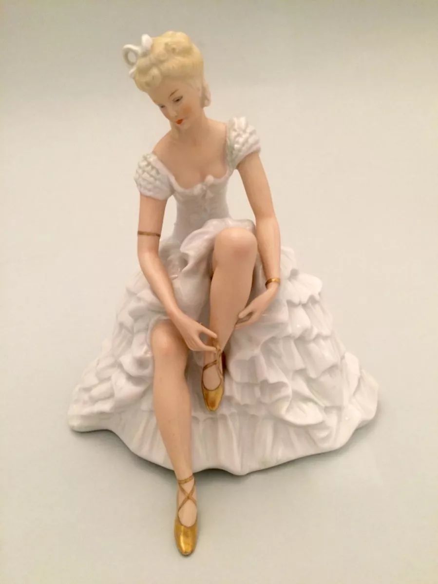 Porcelana-figurina-Balerina-Wallendorf