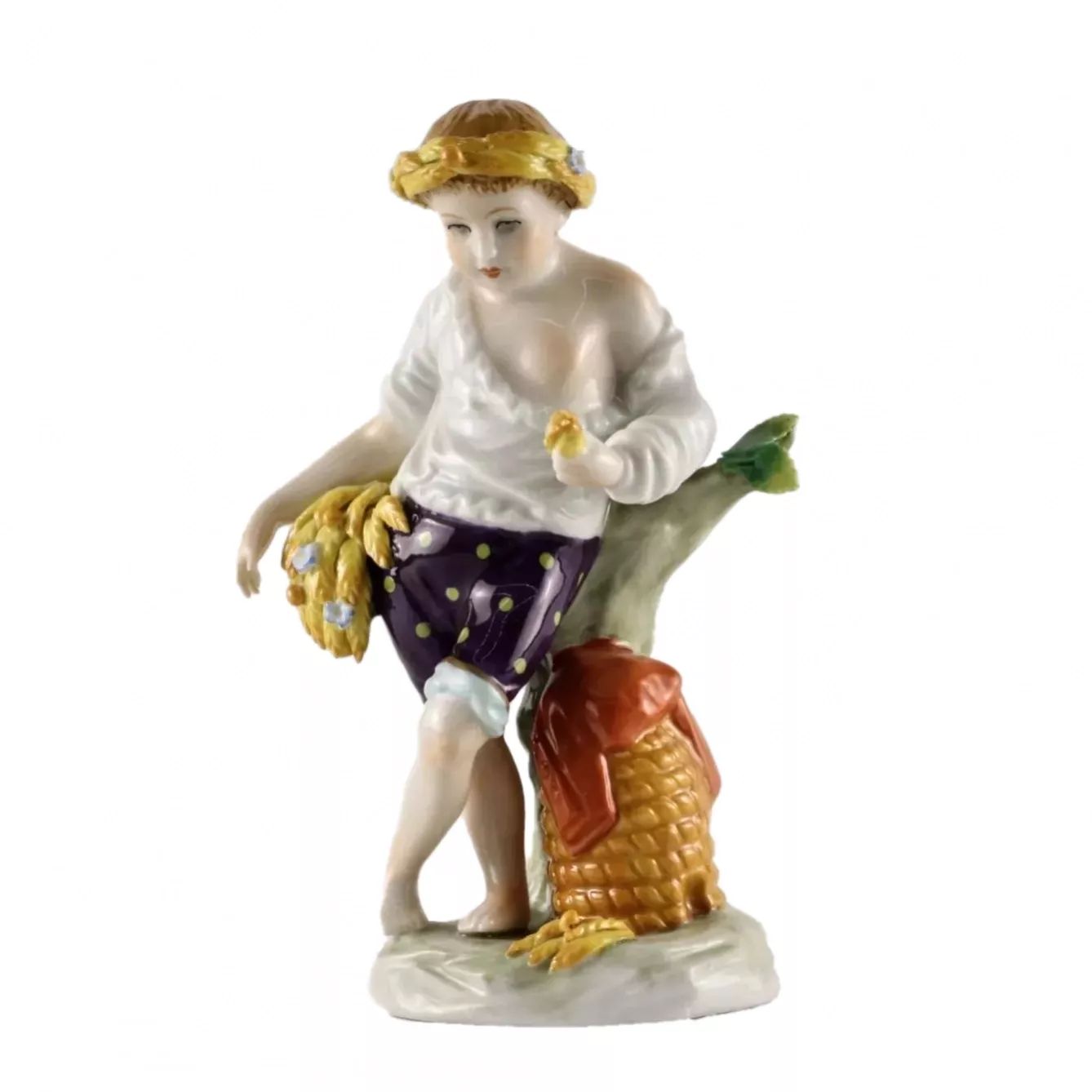 Porcelain-figurine-allegory-Summer-SITZENDORF-