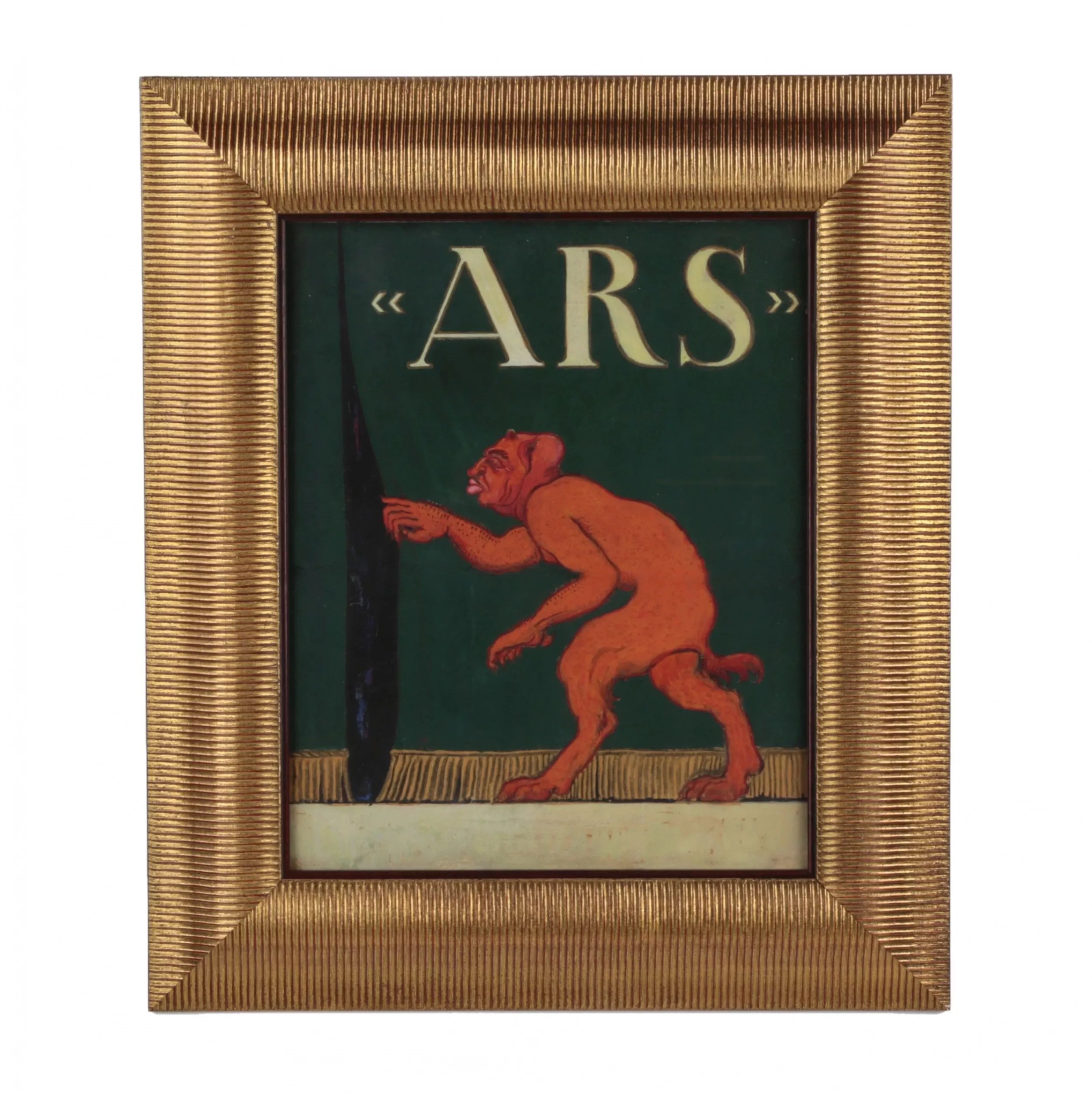 Alexander-Kramarev-Sketch-for-a-showcase-of-an-antique-shop-ARS-1923-