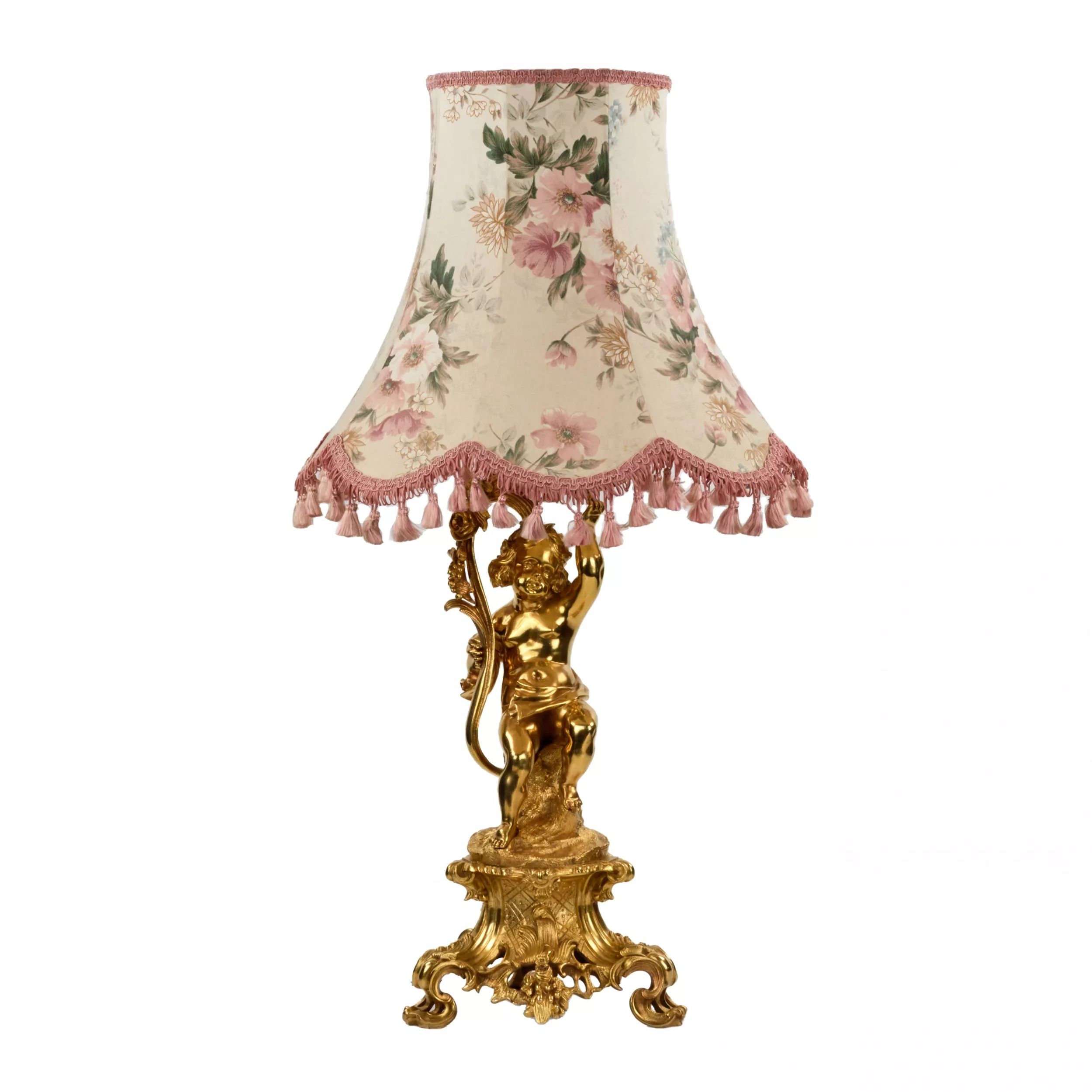 Gilded-bronze-lamp-in-the-neo-rococo-style-