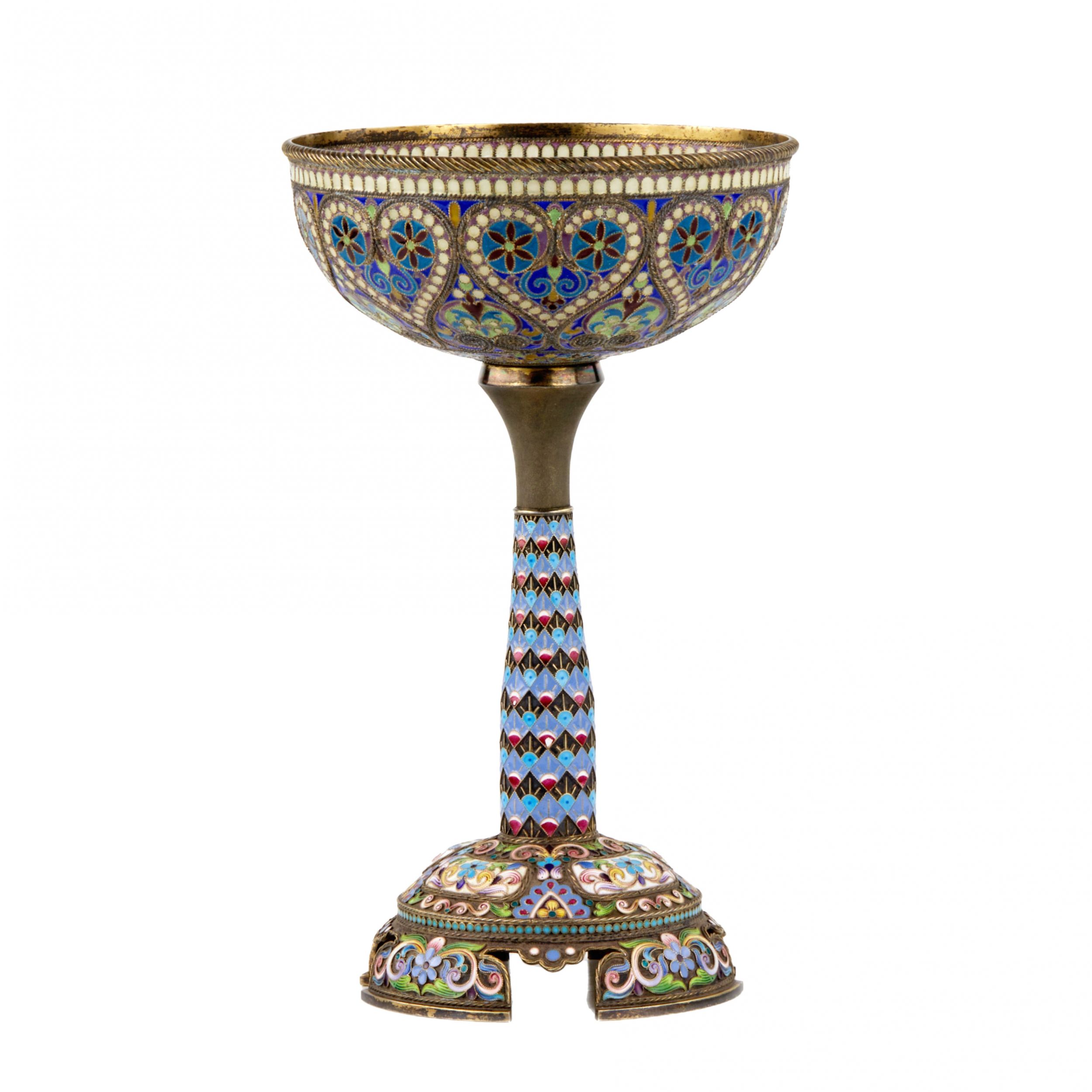 The-magnificent-silver-goblet-of-Ivan-Khlebnikov:-painted-cloisonné-and-stained-glass-enamels-