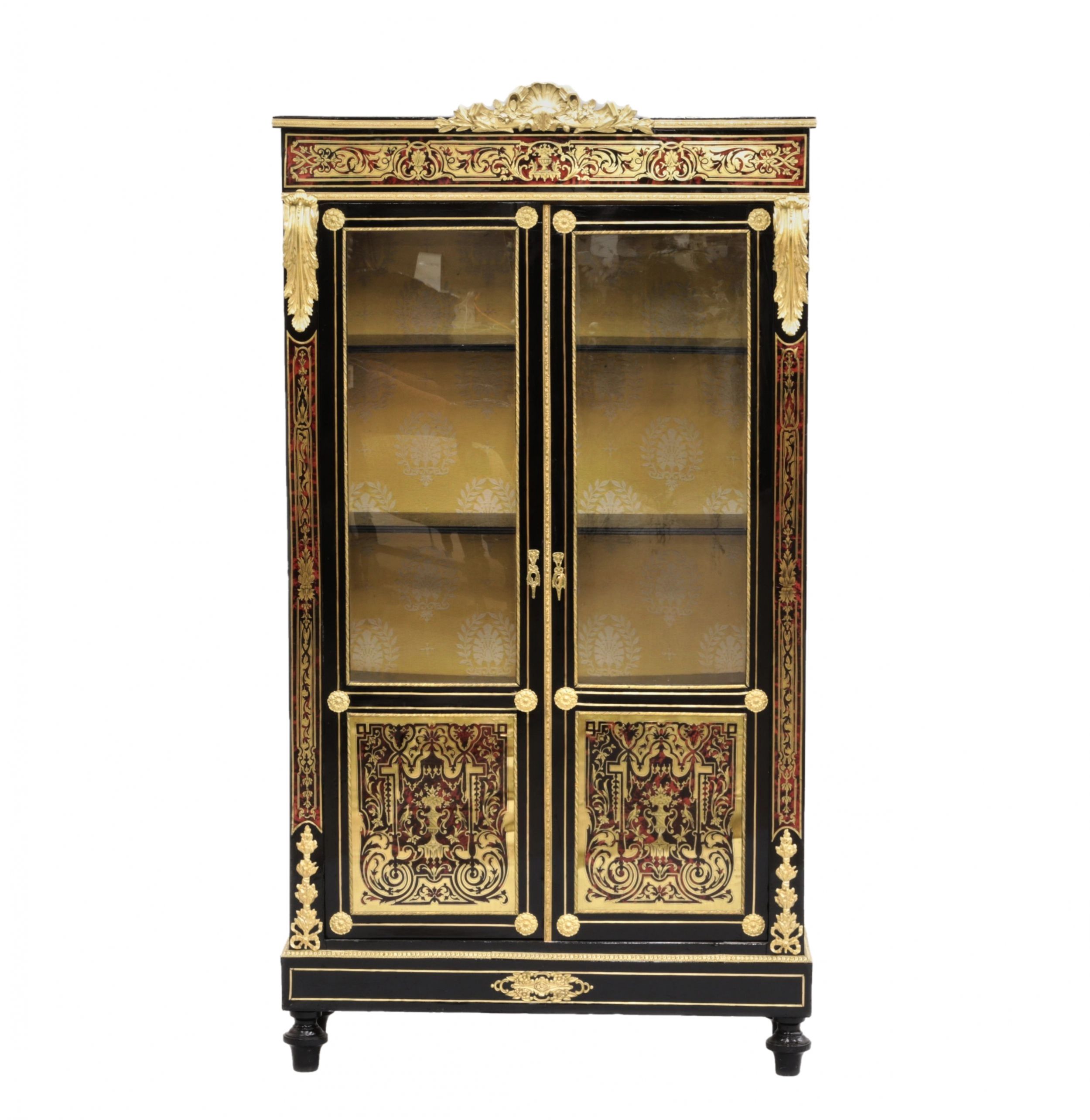 Showcase-in-Boulle-style-19th-century-