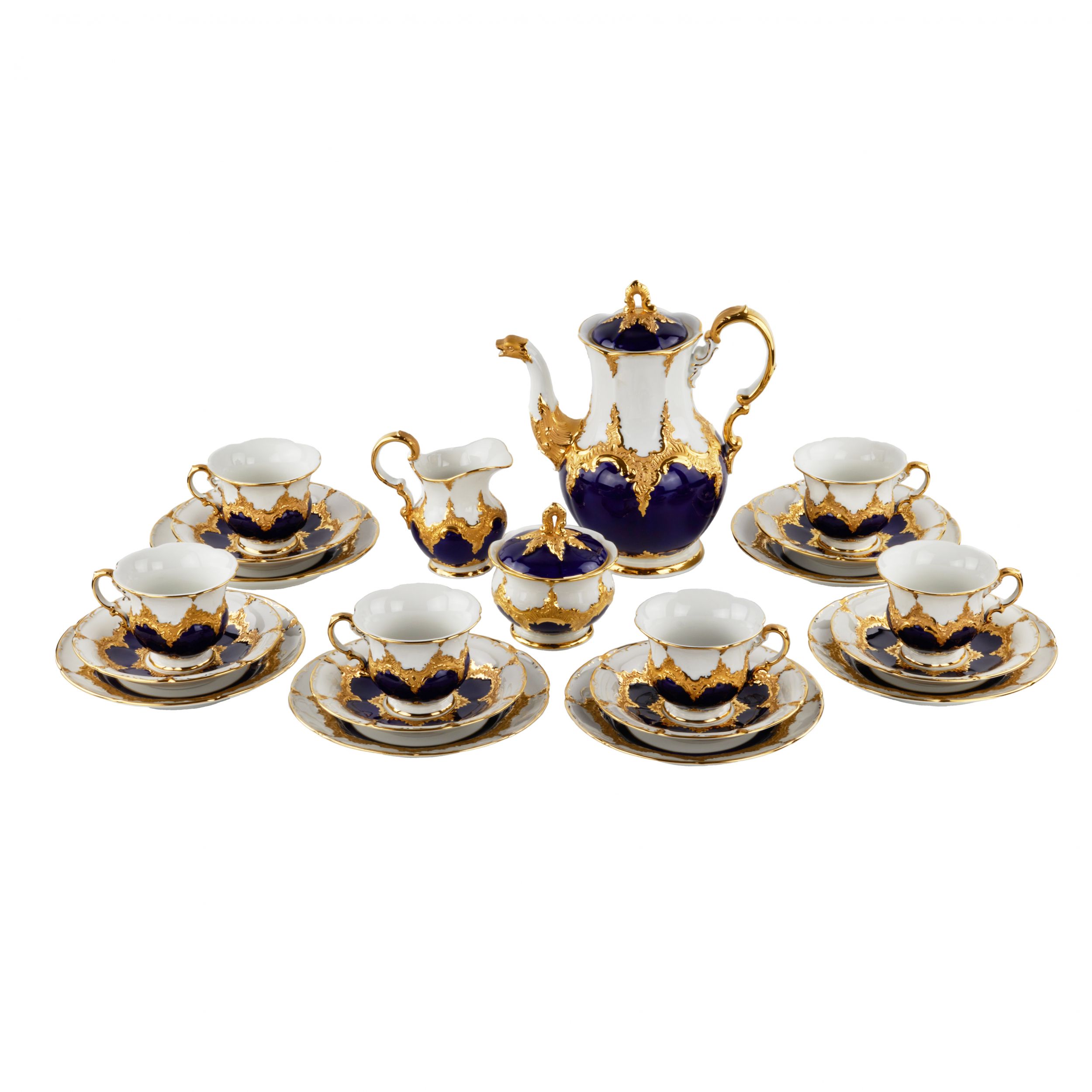 MEISSEN-coffee-service-for-six-persons-After-1933-