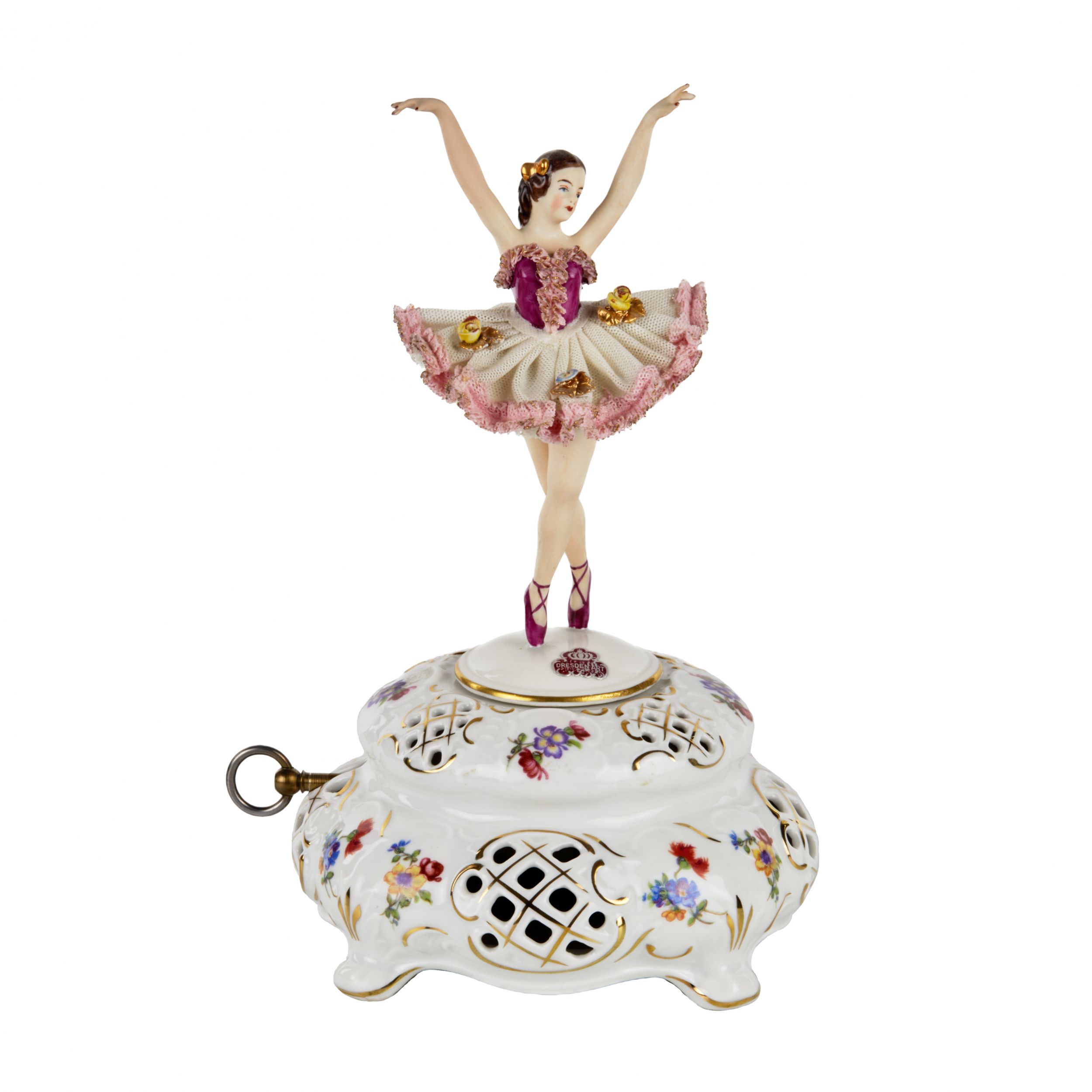 Porcelain-musical-figurine---Ballerina-