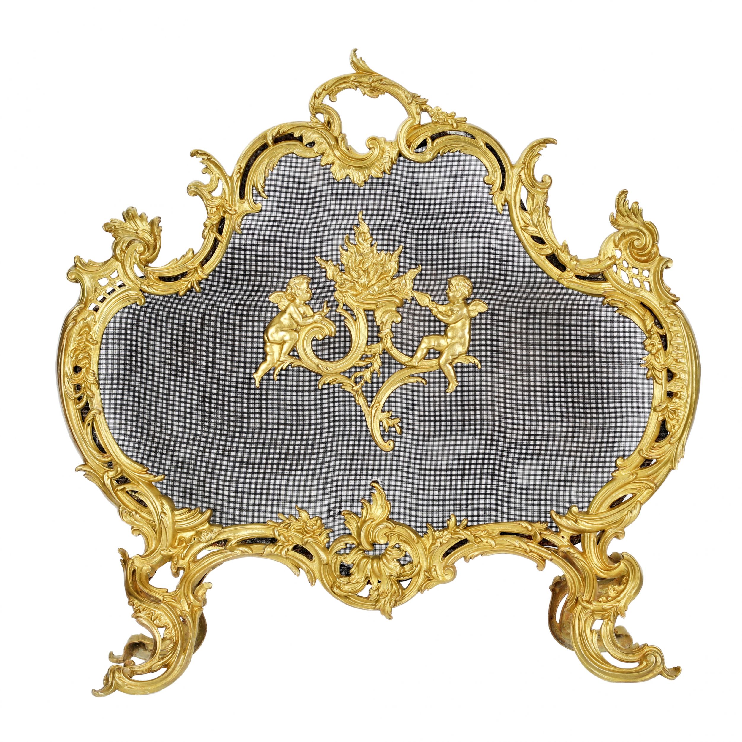 French-rococo-fireplace-screen-19th-century