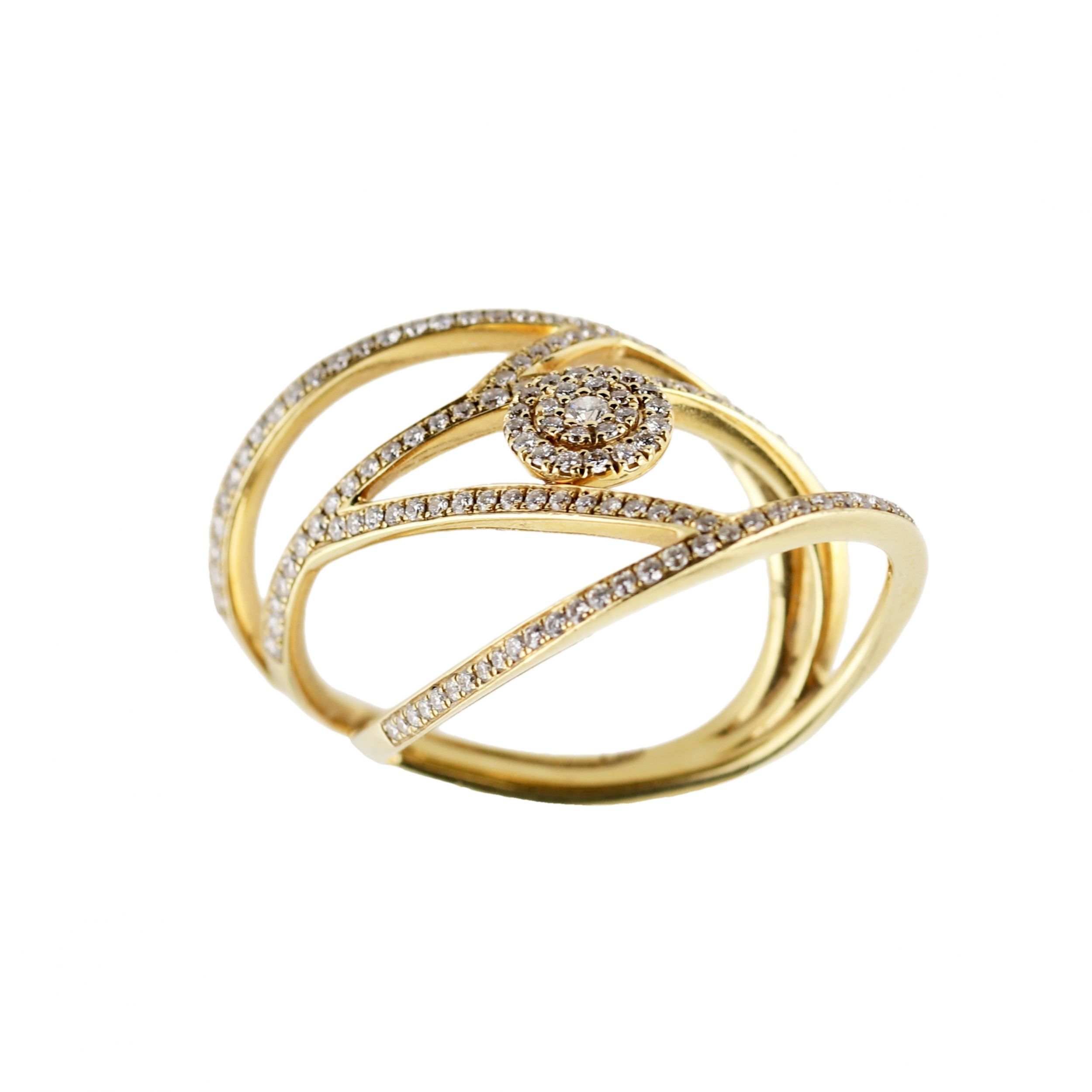 Original-gold-ring-with-diamonds-GIORGIO-VISCONTI-