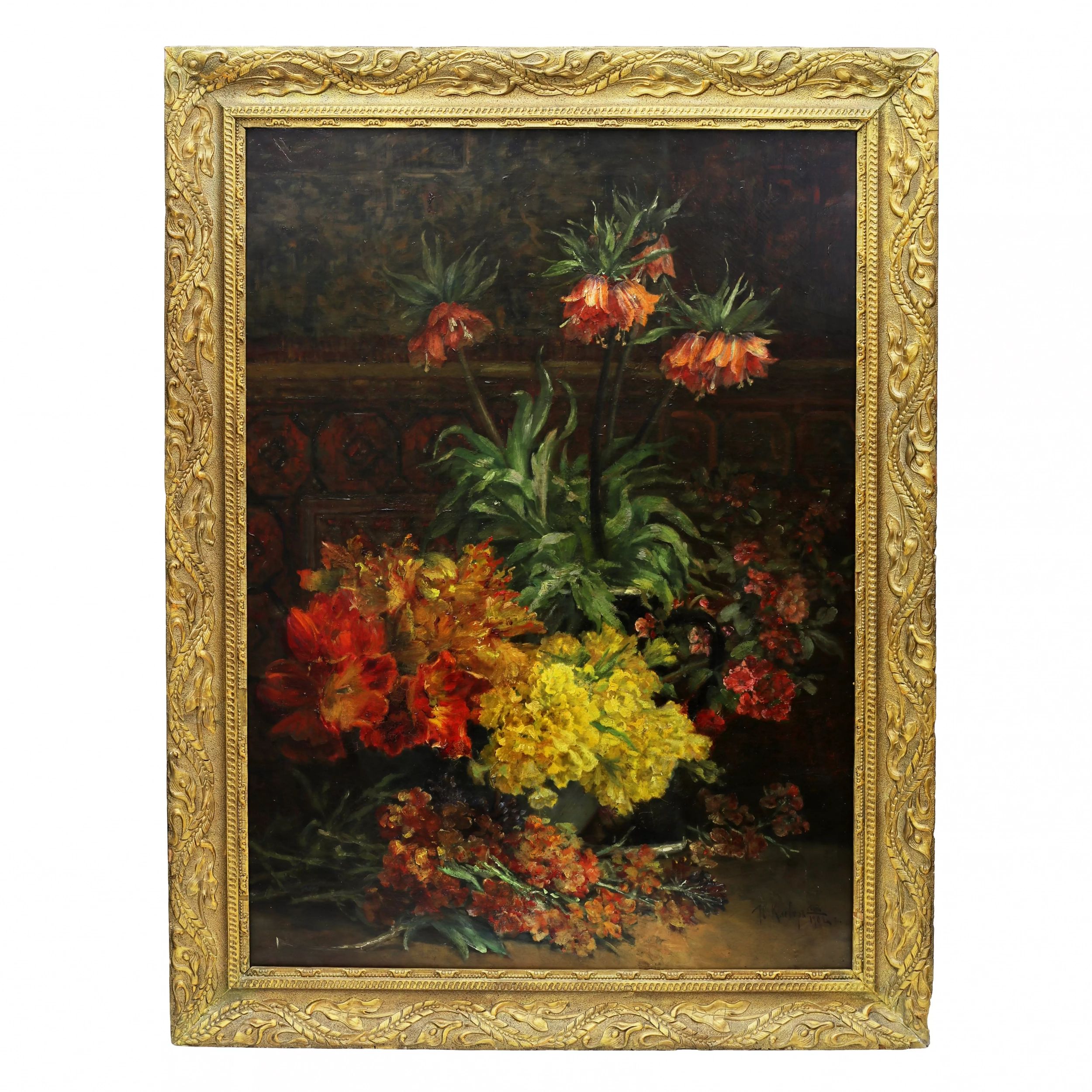 Still-life-with-flowers-Klever-Julius-Yulievich--son--1902-
