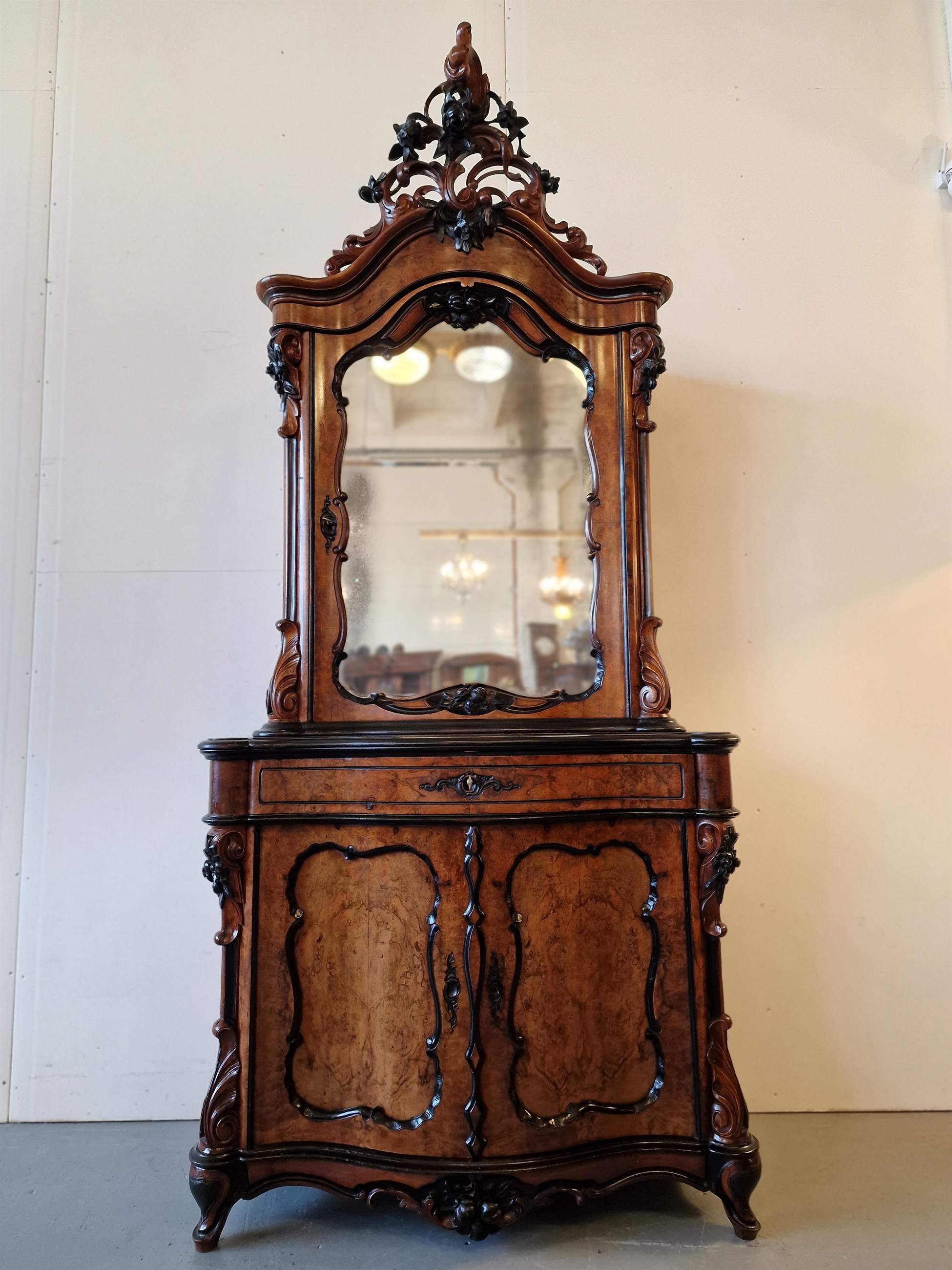 Beautifully-carved-cabinet