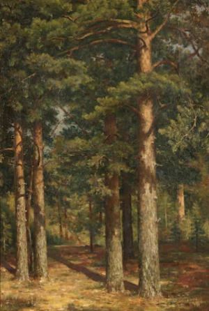 Картина"Сосновый лес" И.Шишкин 