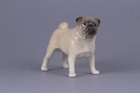Porcelain figurine "Pug"
