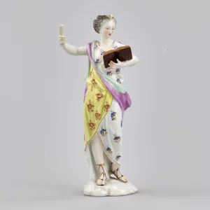 Porcelain figurine "Allegory of Poetry". 