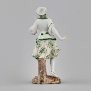 Фарфоровая фигурка Дама в зеленом. Франция. 19 век.