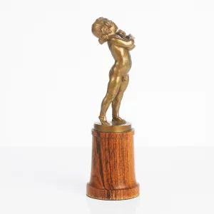 Tableau Bronze "Singing Boy" ALFRED OHLSON (1868-1940) 