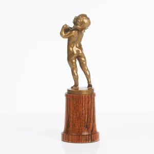 Table Bronze "Singing Boy" ALFRED OHLSON (1868-1940) 
