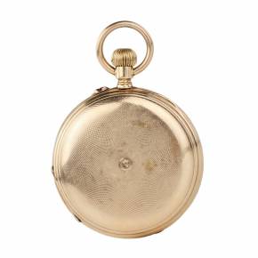 H. MOSER & Co. gold pocket watch, circa 1900 