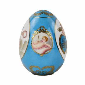 Large porcelain Easter egg. 