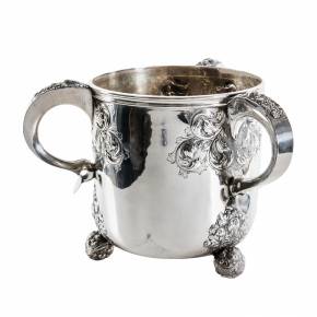 Silver champagne cooler. Carrington & Co - John Bodman Carrington, London 1897 