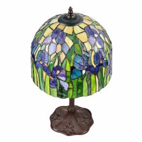 Tiffany style stained glass lamp. 20th century. 