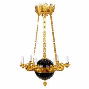 Impressive Empire style chandelier. Tsarist Russia 