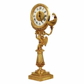 Unique table clock from the Louis XVI period. Paris. Jean Jacques Aubert 1780 