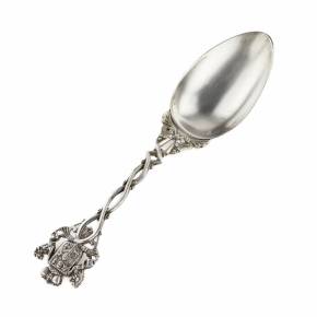 A set of silver spoons from the Scandinavian service of Prince Yusupov. Alex Gueyton. Paris, 19th century. 